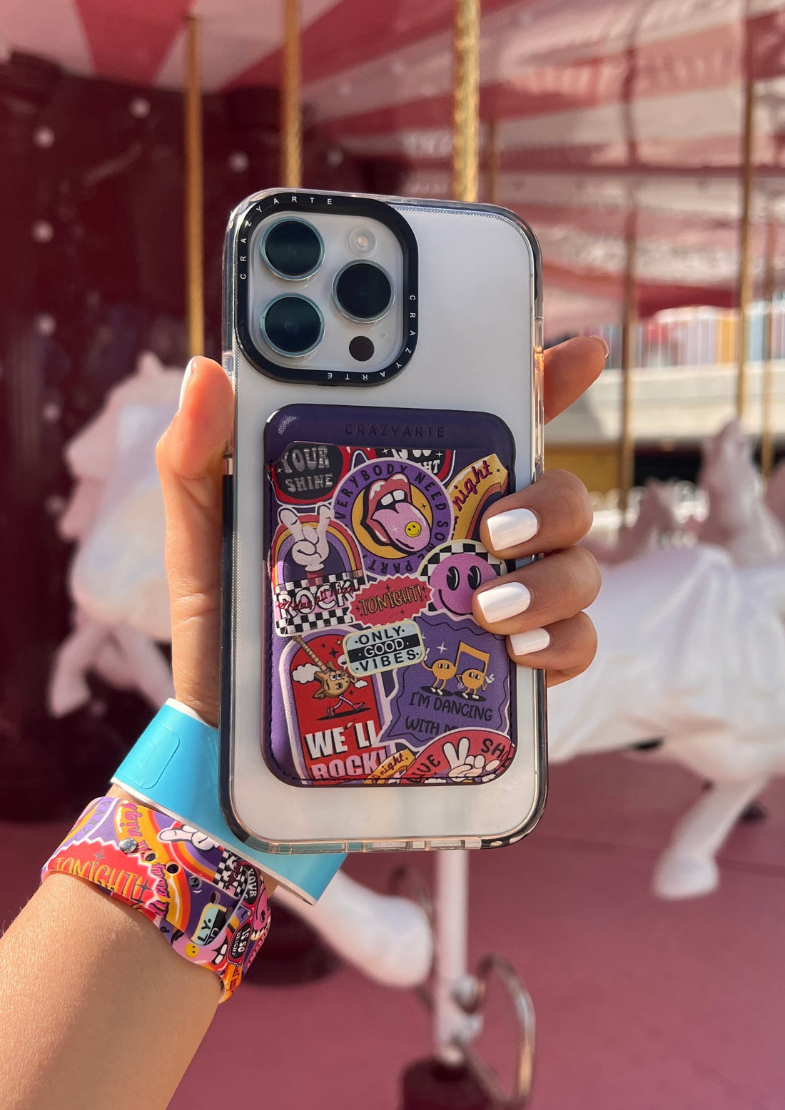 Tarjetero Magnetico Rock