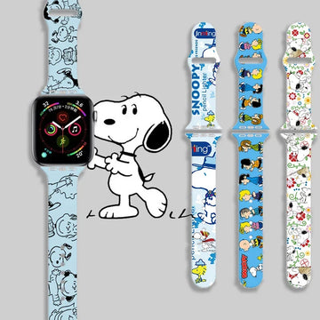 Snoopy Silicone Strap For Apple Watch Band