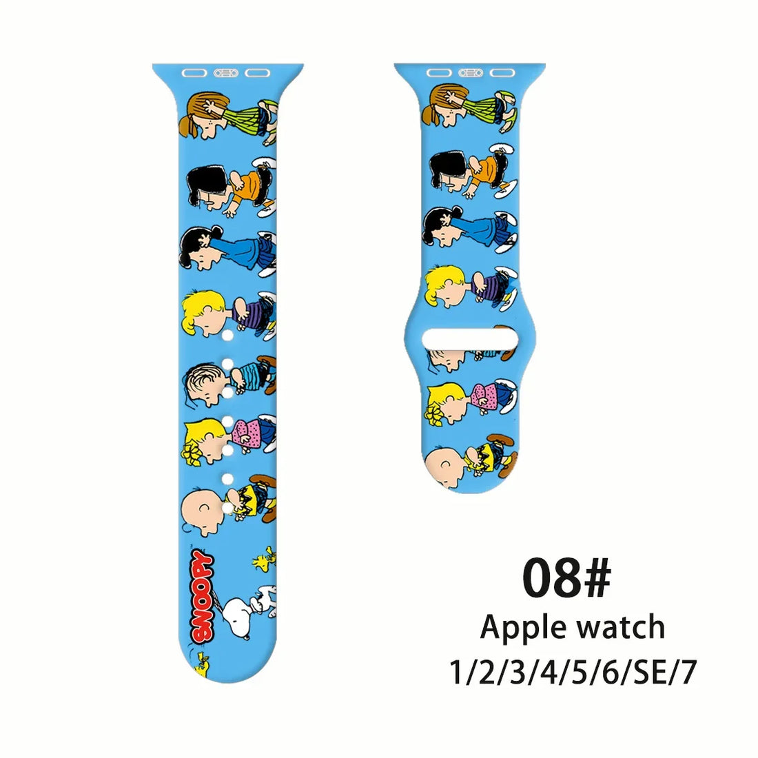 Snoopy Silicone Strap For Apple Watch Band