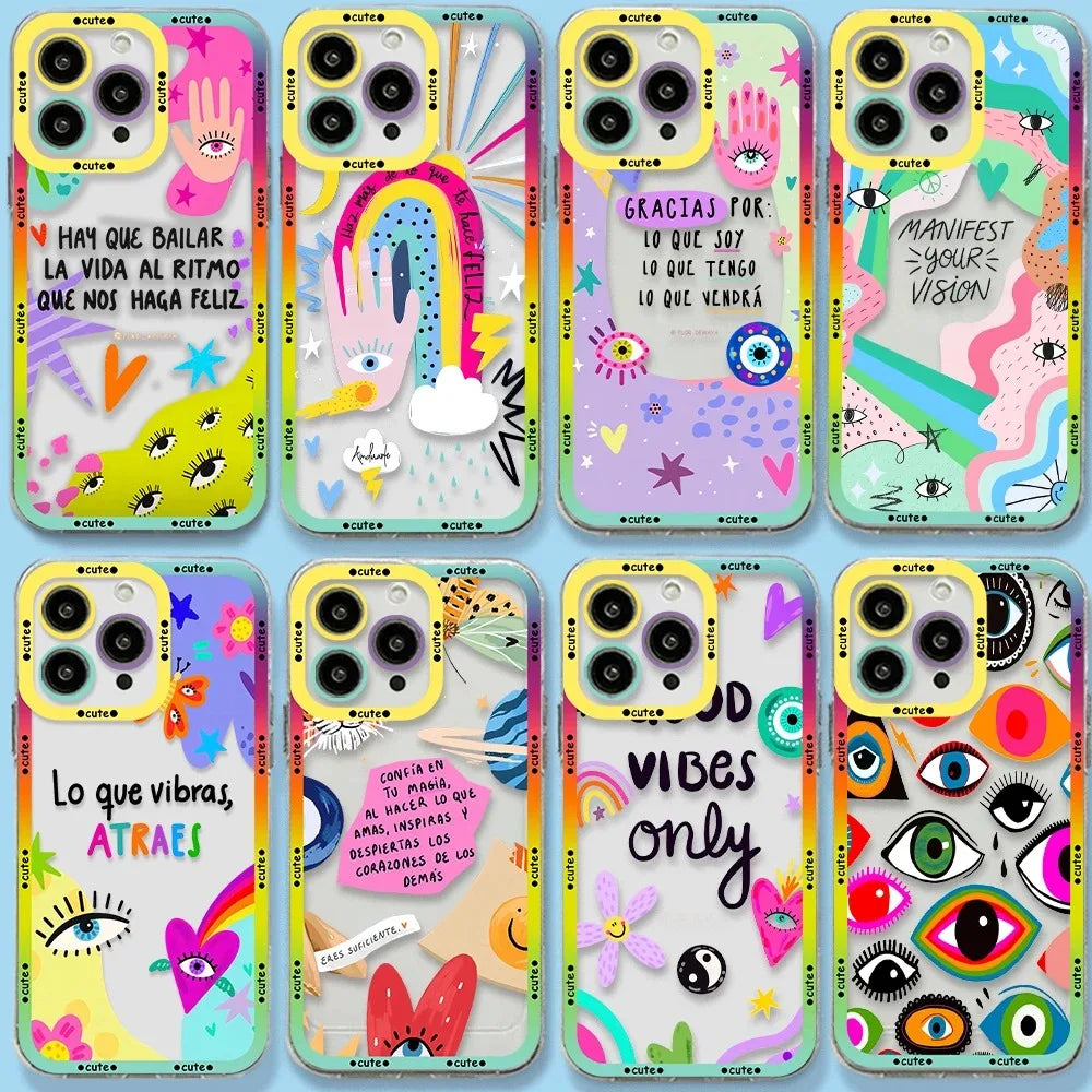 Funny Lucky Blue Evil Eye Phone Case