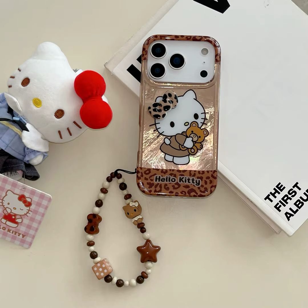 Leopard Print Hello Kitty Phone Case